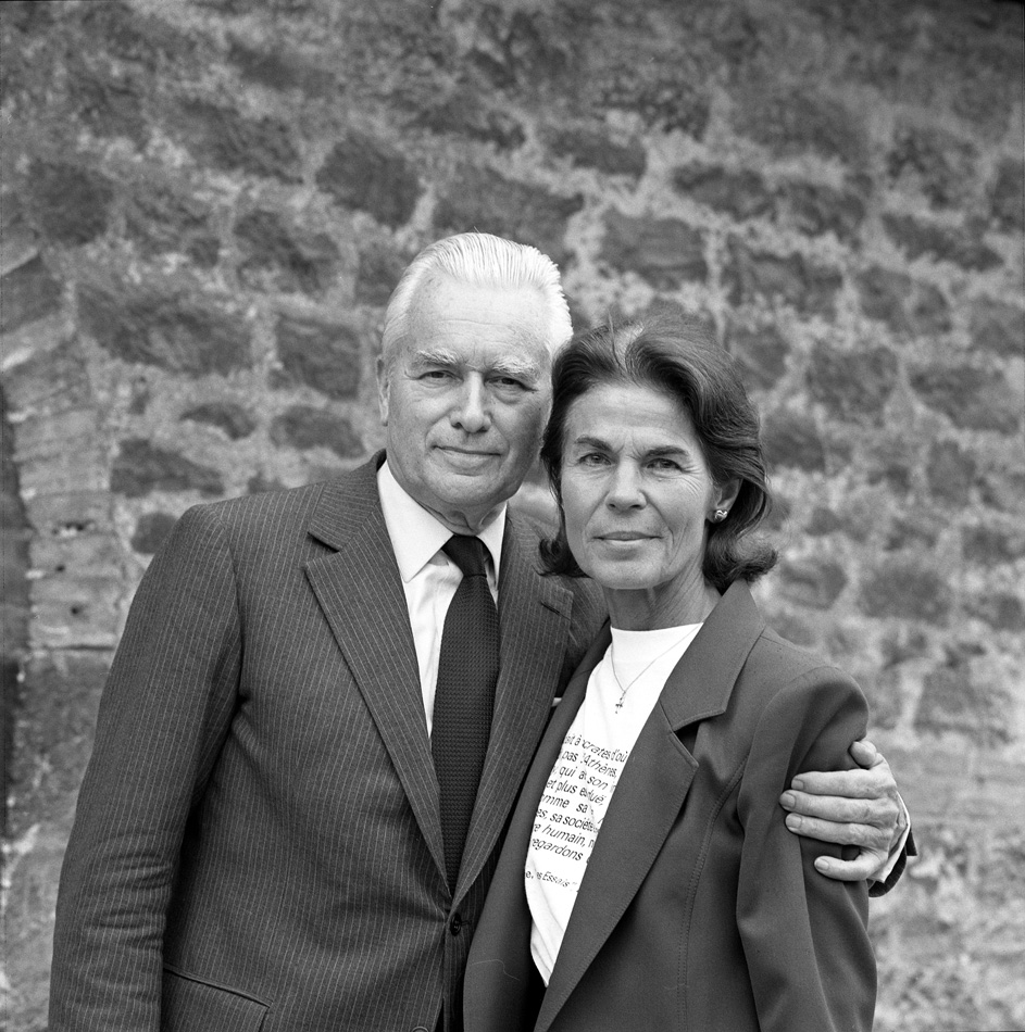 Jacques et Micheline Chaban Delmas Bordeaux 1990