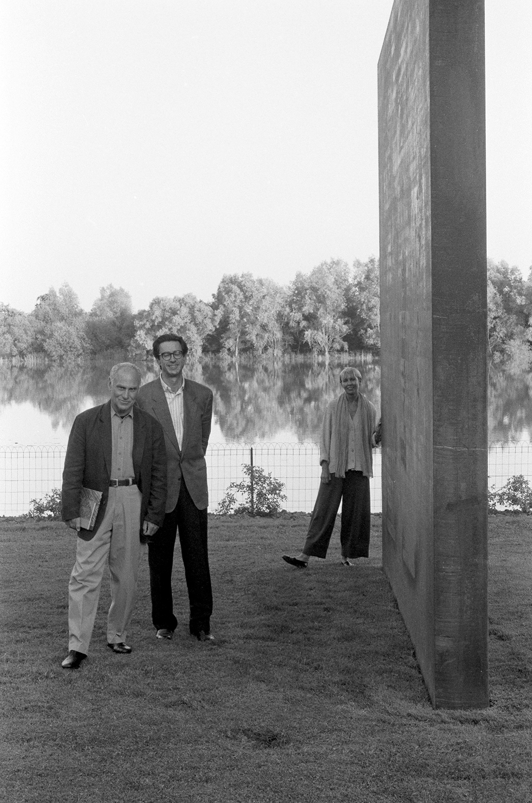 Richard Serra et Christian Moueix Condat 1991